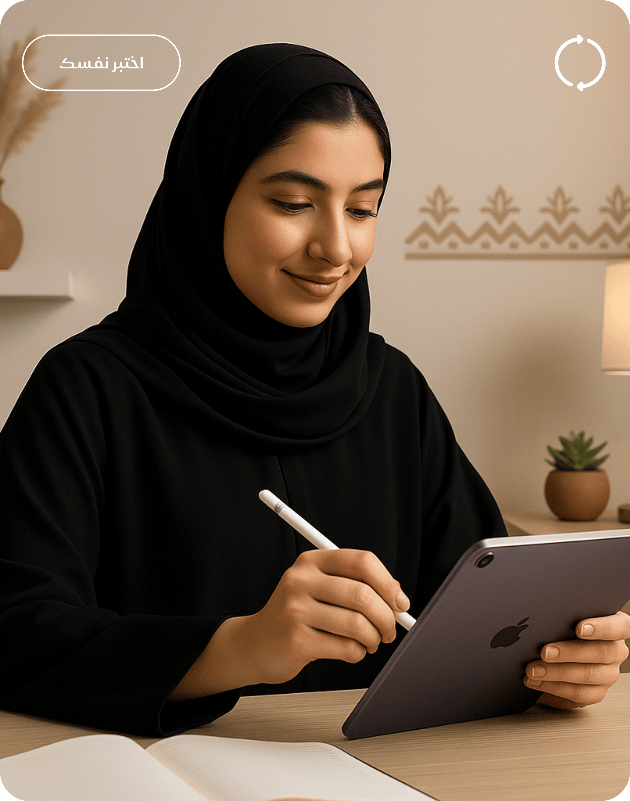 عيش جوّ الاختبار